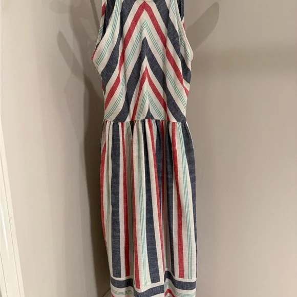 Hailey & Co. Striped Sleeveless Dress with Pockets - Size Small - Picture 2 of 6